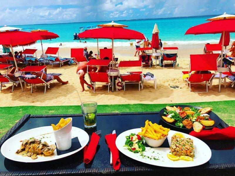 Rainbow Cafe Beach Bar St Martin St Maarten St Martin Islands