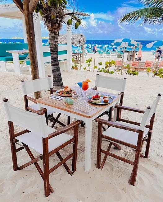 dejeuner laplaya beach bar restaurant saint martin